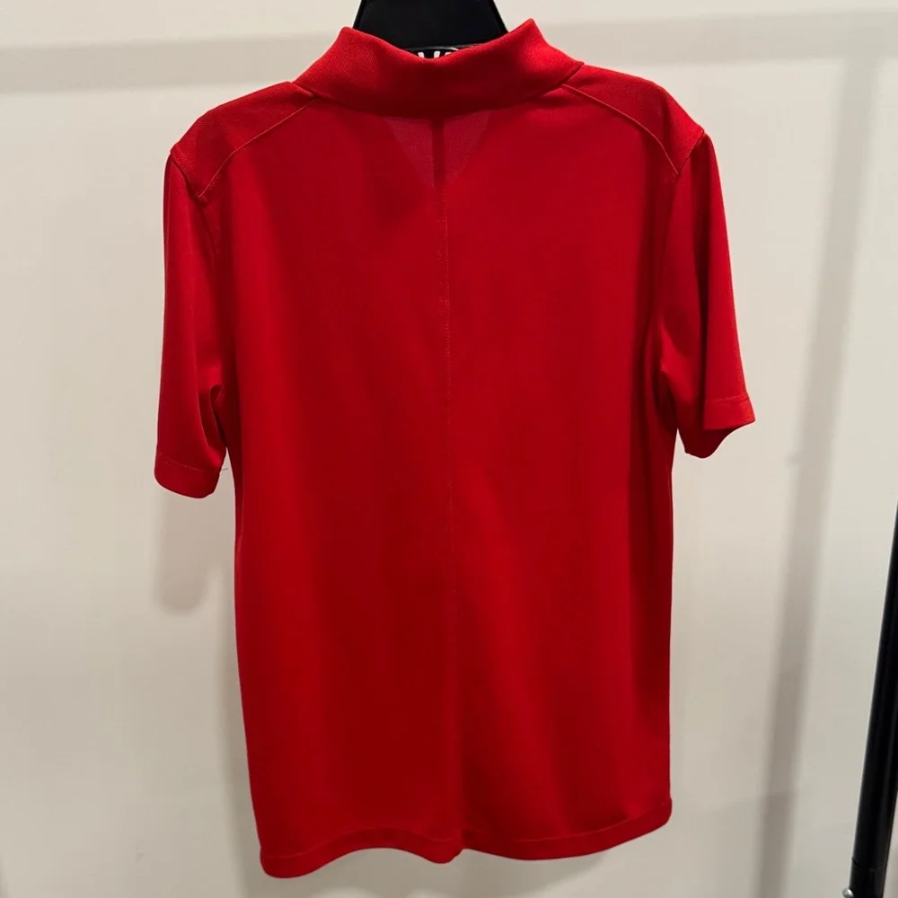 Nike Youth Vibrant Red Polo Shirt - Picture 3 of 3